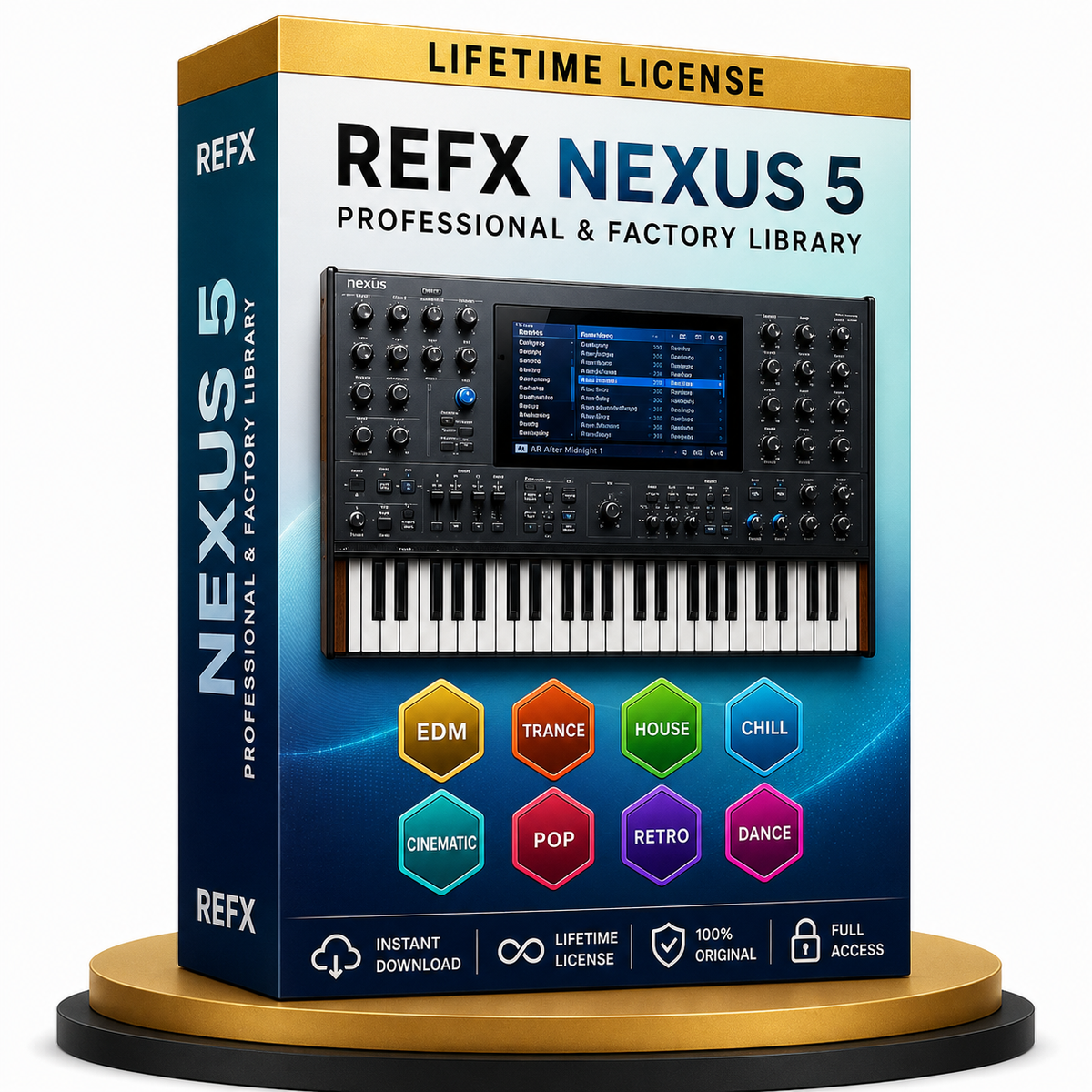 reFX Nexus 5 + Factory Content Lifetime License (Instant Download)