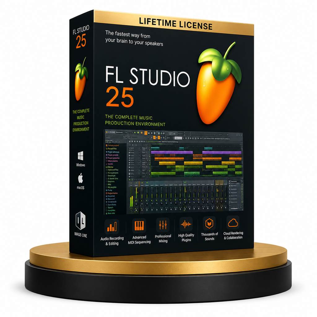 Music Production Pack FL STUDIO 24 - NEXUS 5 - LOGIC PRO - OMNISPHERE 2