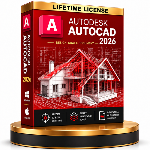 Autodesk Autocad 2026 | Full Version| Lifetime Activation | Windows/Mac | Instant Download| Cad tool